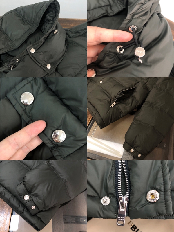 ハイクオリティダウンジャケット細部ディテール